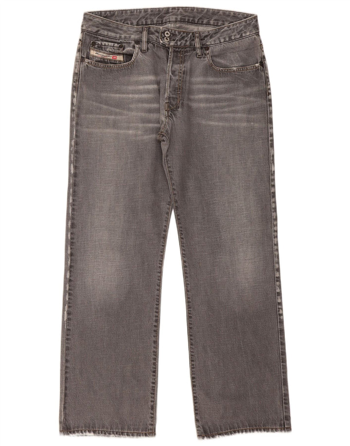 Jean Droit Femme Diesel W34 L31 Gris Coton