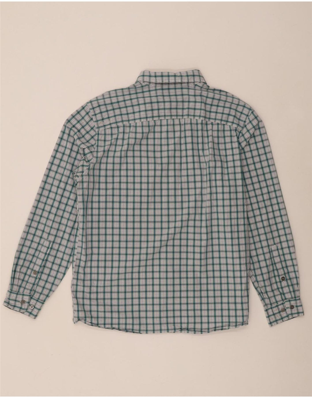 Orvis Chemise Homme Grand Carreau Vert Coton