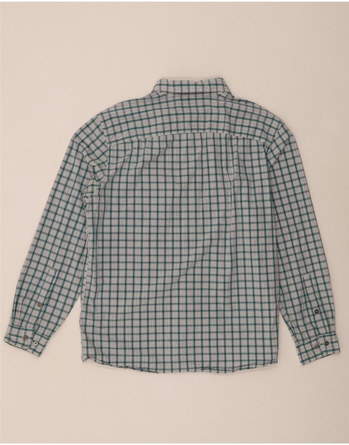 Orvis Chemise Homme Grand Carreau Vert Coton