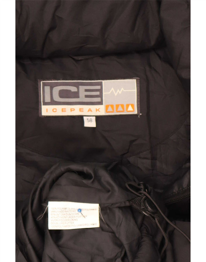 Icepeak Gilet rembourré pour homme EU 58 4XL Noir Polyamide
