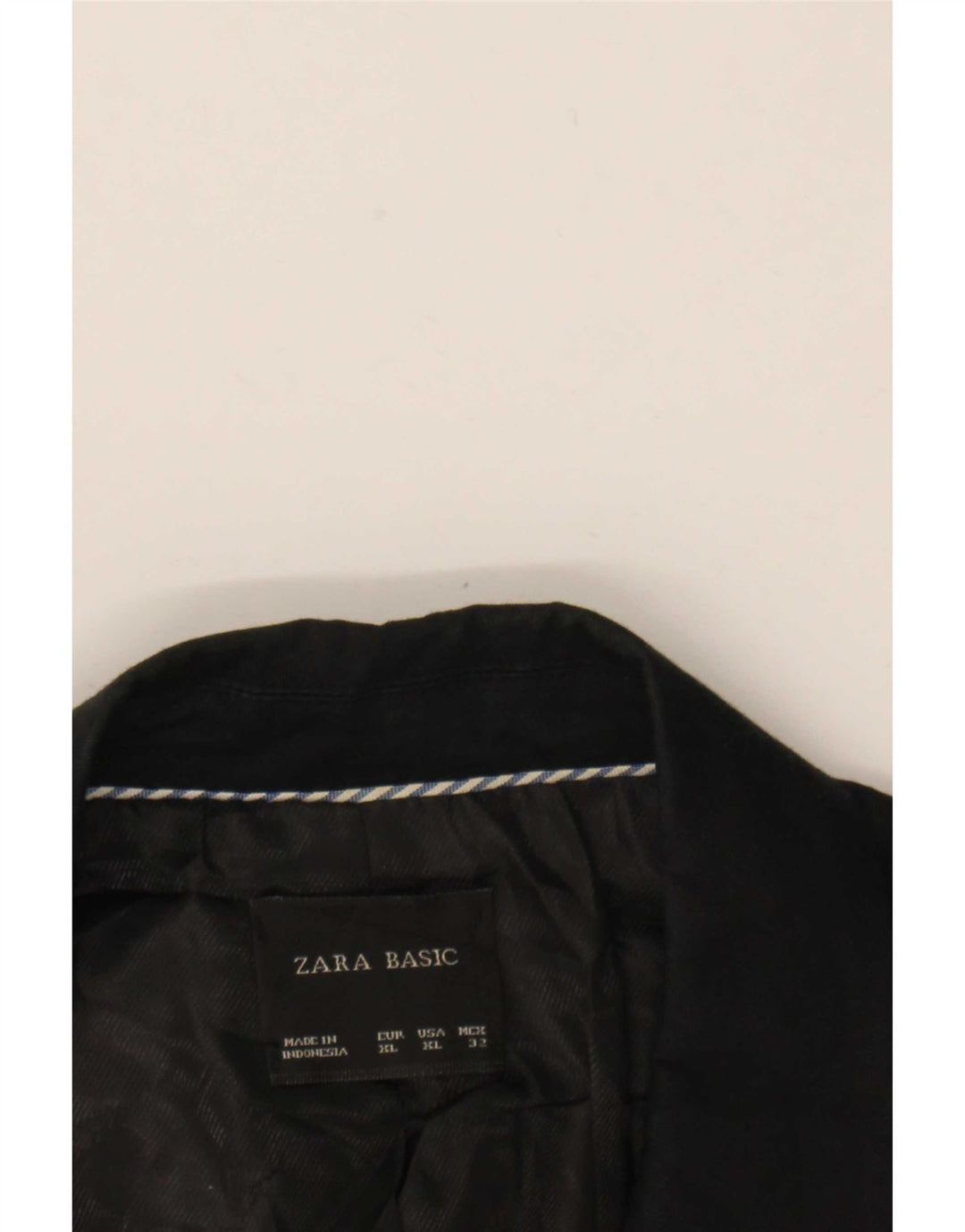 Zara Veste Blazer 1 Bouton Femme UK 18 XL Noir
