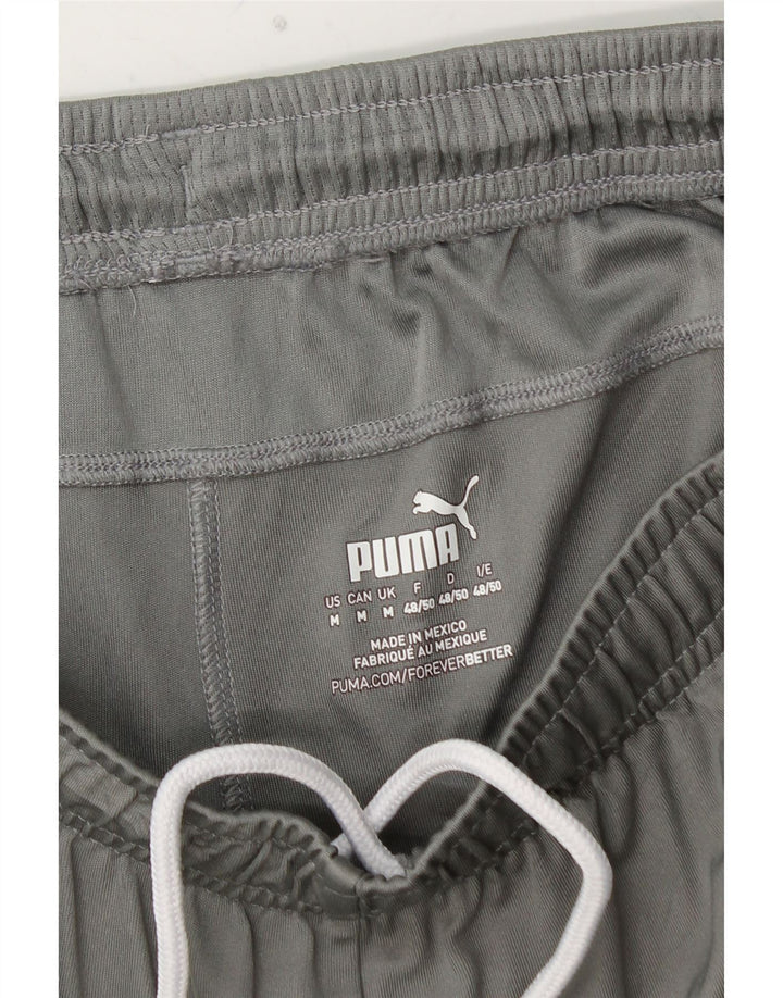 PUMA Short de Sport Homme Gris Moyen Colourblock