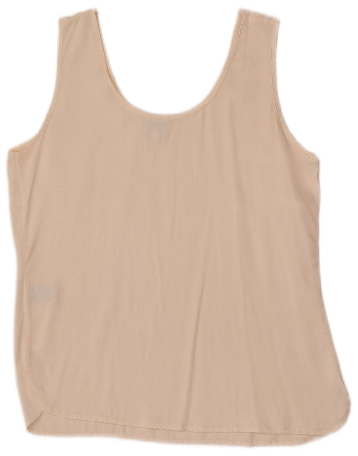 Silk and Soie Débardeur Femme UK 10 Petite Soie Blanche