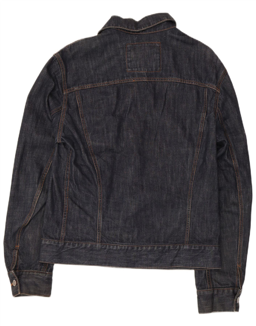 Zara Veste en jean pour homme UK 36 Petit coton bleu marine