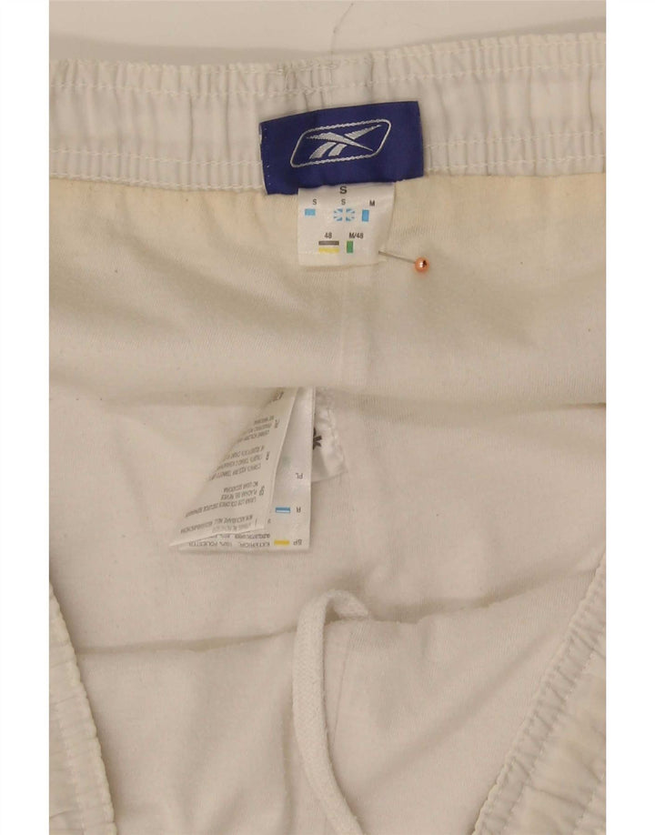 Reebok Bermuda Sport Short Homme Blanc Petit Polyester