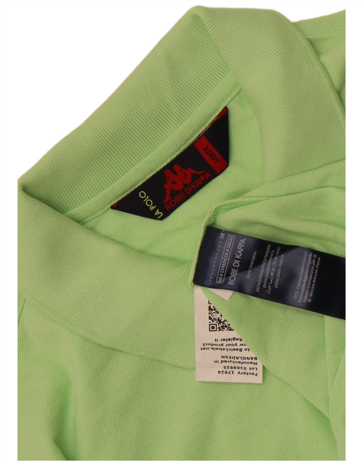 Kappa Polo Homme Grand Vert Coton