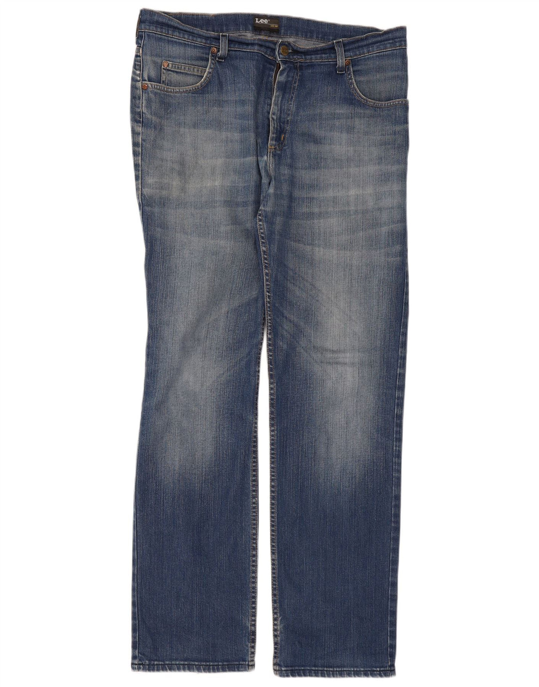 Lee Jean Droit Brooklyn Homme W36 L34 Bleu Coton