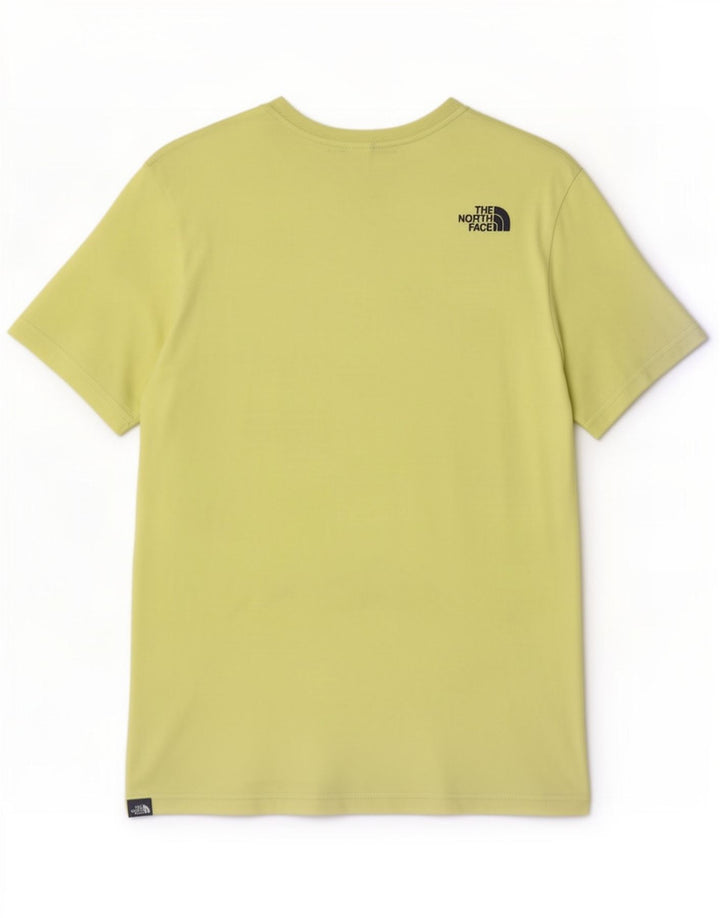 The North Face T-Shirt Homme Haut Jaune Moyen Coton