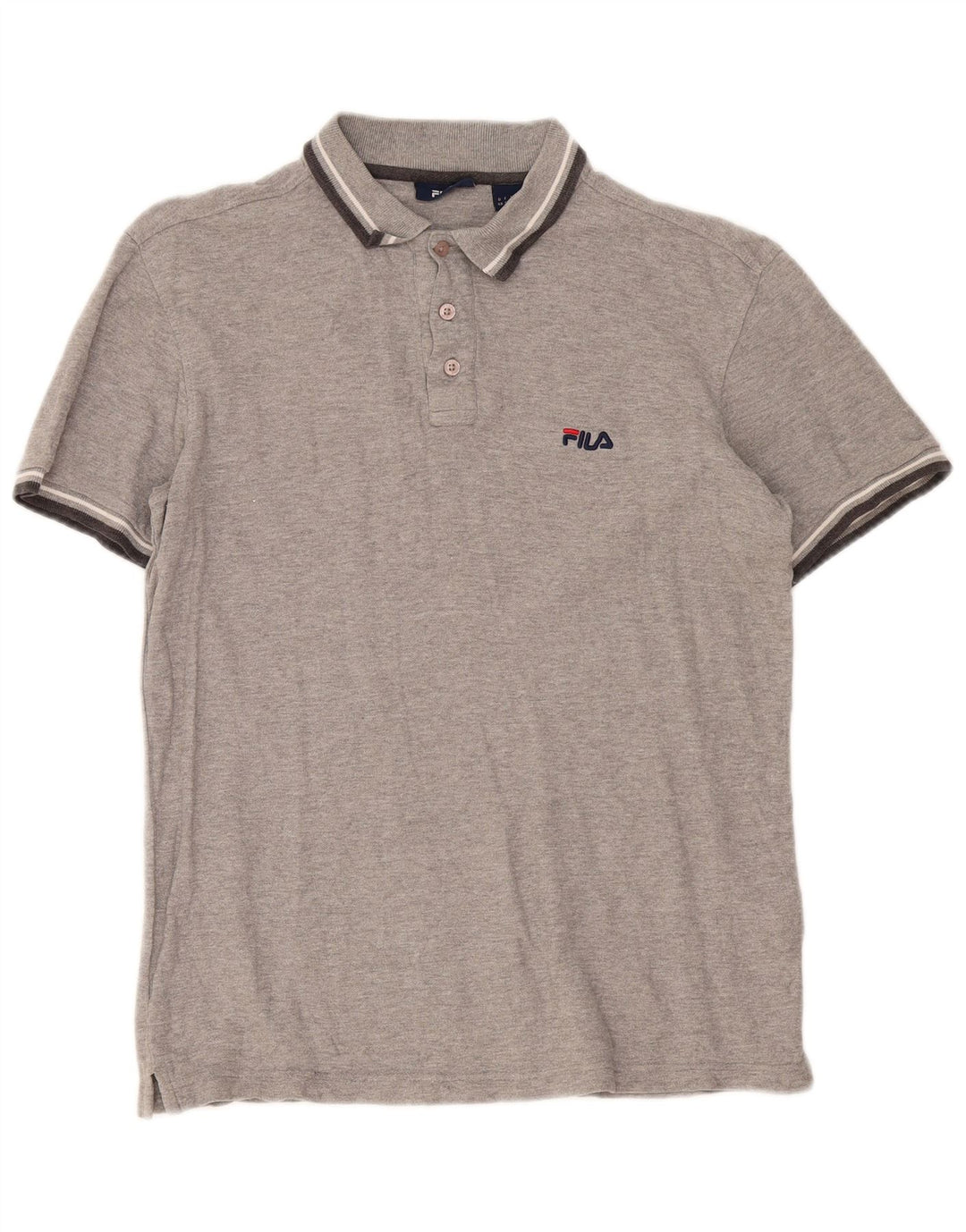 Fila Polo Homme Petit Gris Rayé