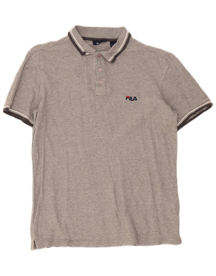 Fila Polo Homme Petit Gris Rayé