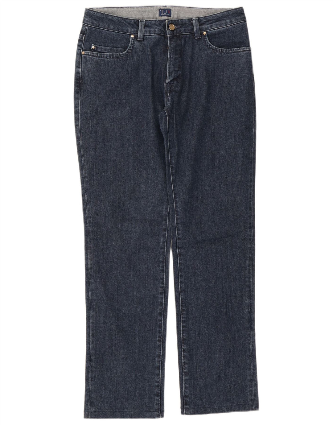 Trussardi Jean Droit W30 L30 Bleu Coton Femme