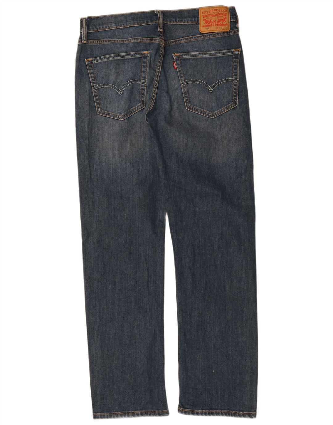 LEVI'S Jean Droit 514 Homme W32 L30 Bleu Coton