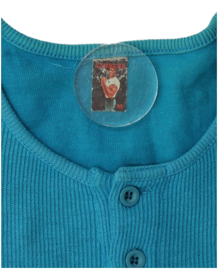 Carrera Pull à manches courtes et col rond pour femme Bleu moyen UK 14