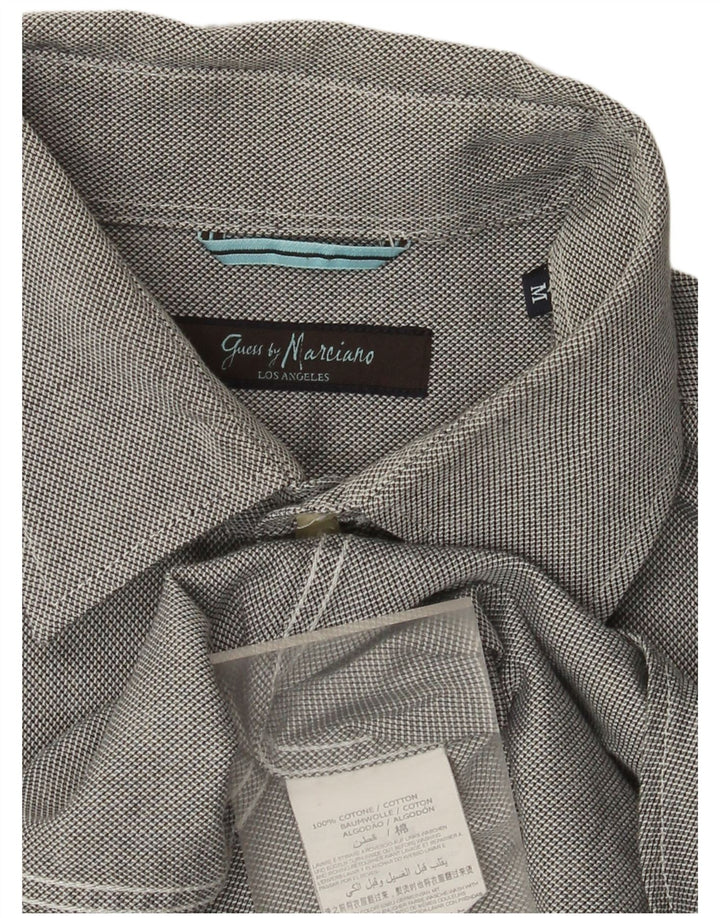 Guess By Marciano Chemise Homme Gris Moyen Coton