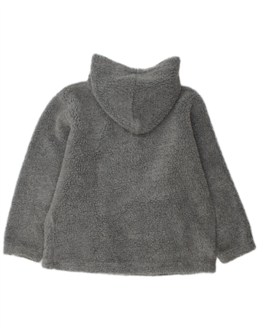 Fishbone Pull polaire à capuche et col zippé pour homme, grand gris, polyester