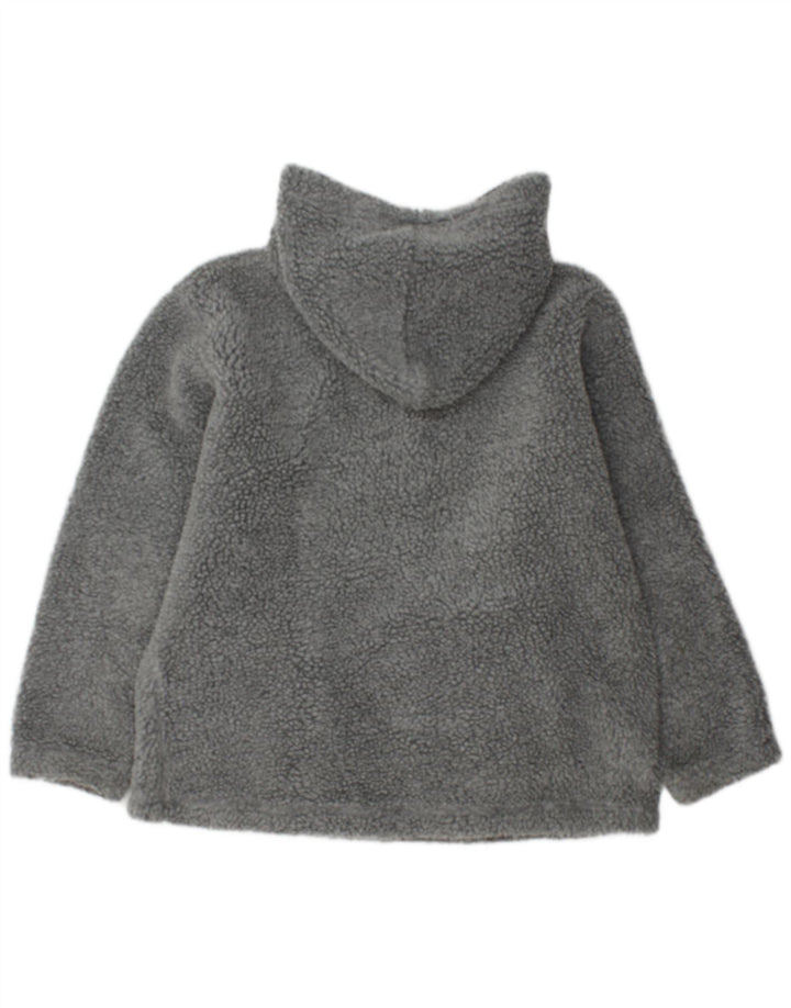 Fishbone Pull polaire à capuche et col zippé pour homme, grand gris, polyester