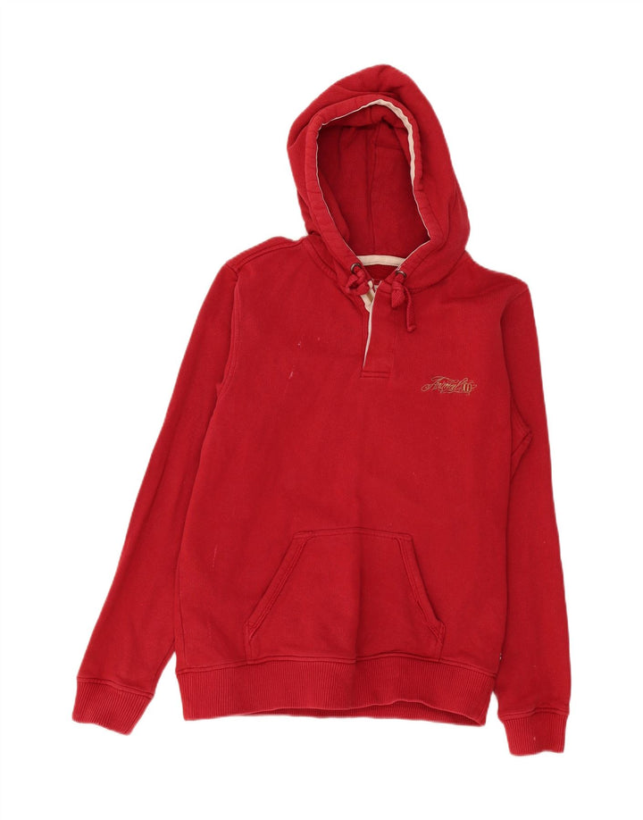 Animal Pull à capuche pour homme en coton rouge moyen