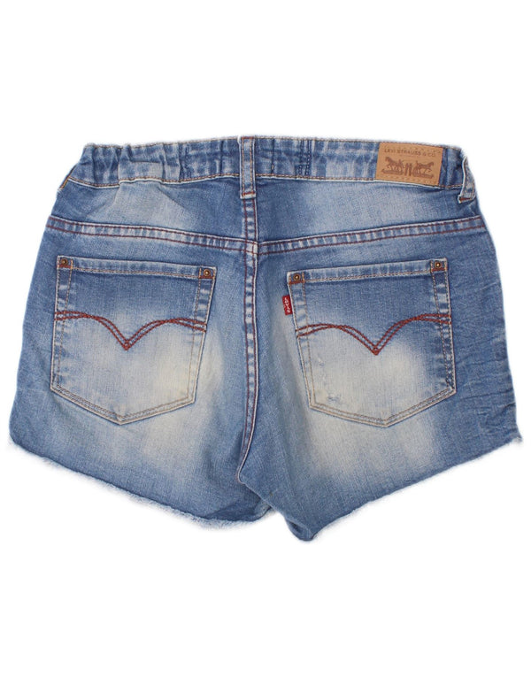 Levi's Short en jean vieilli fille 13-14 ans W26 Bleu Coton