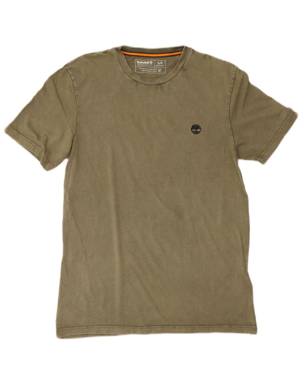 Timberland T-Shirt Regular Fit Homme Petit Kaki Coton