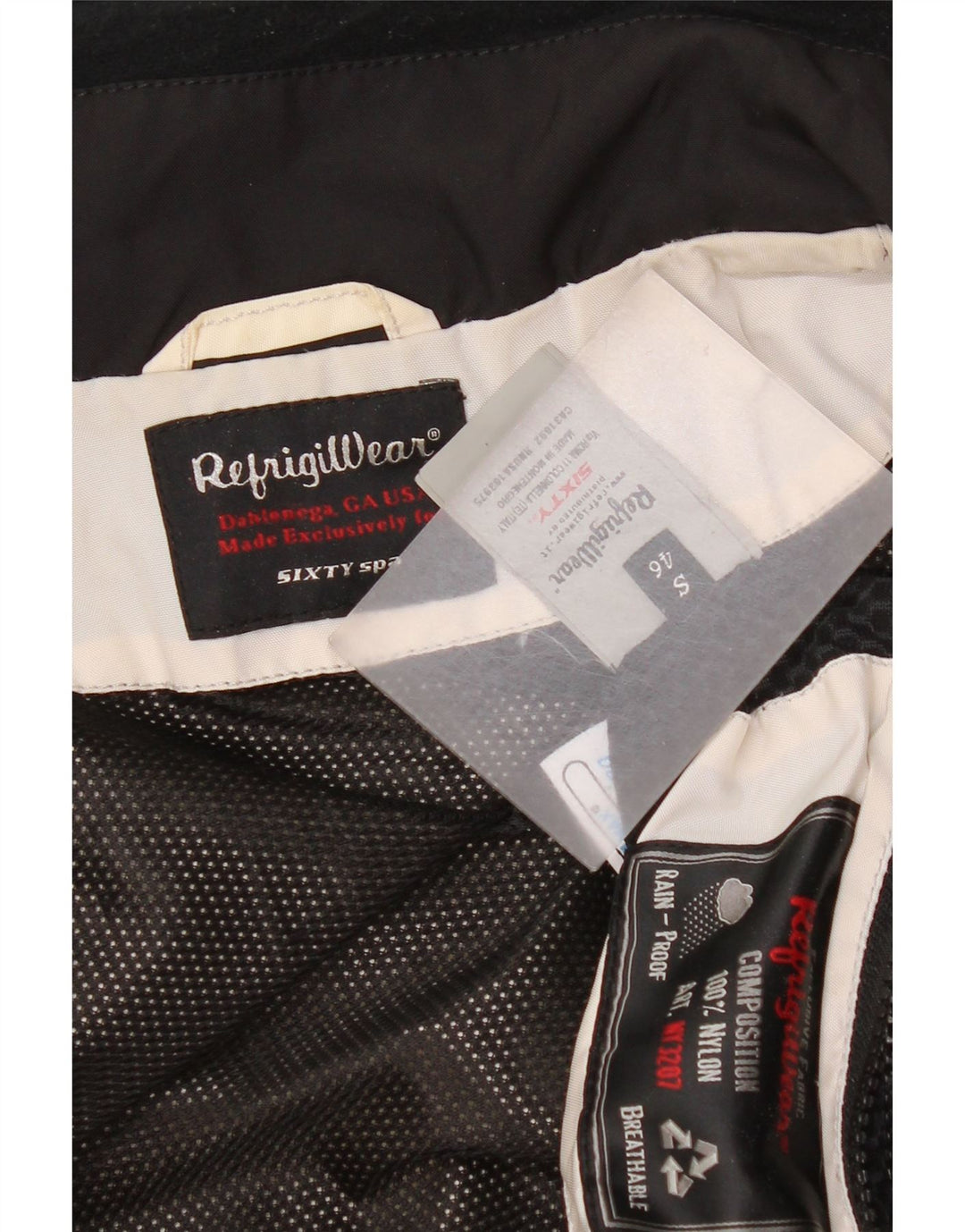 Refrigiwear Veste Bomber Homme EU 46 Petit Blanc Colorblock Polyamide