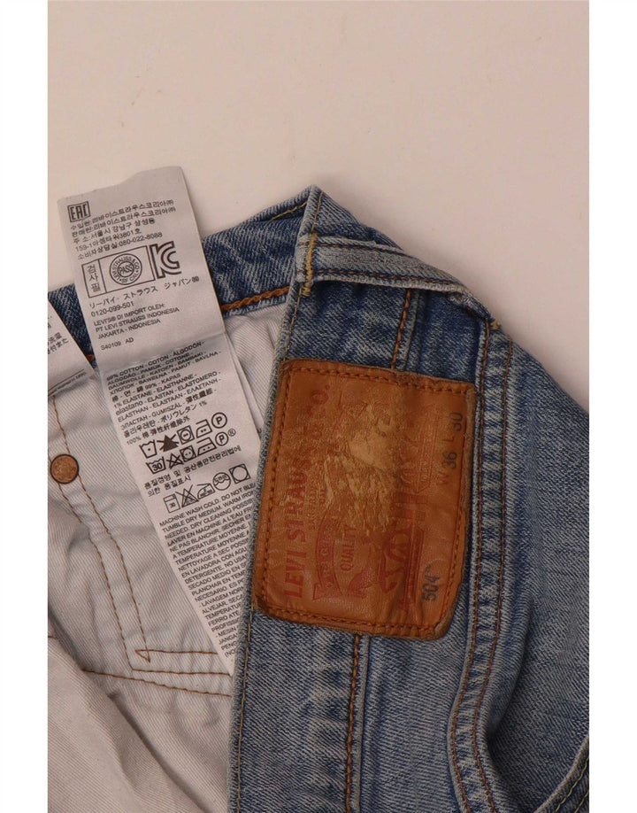 Levi's Jean Droit 504 Homme Bleu W36 L30 Coton