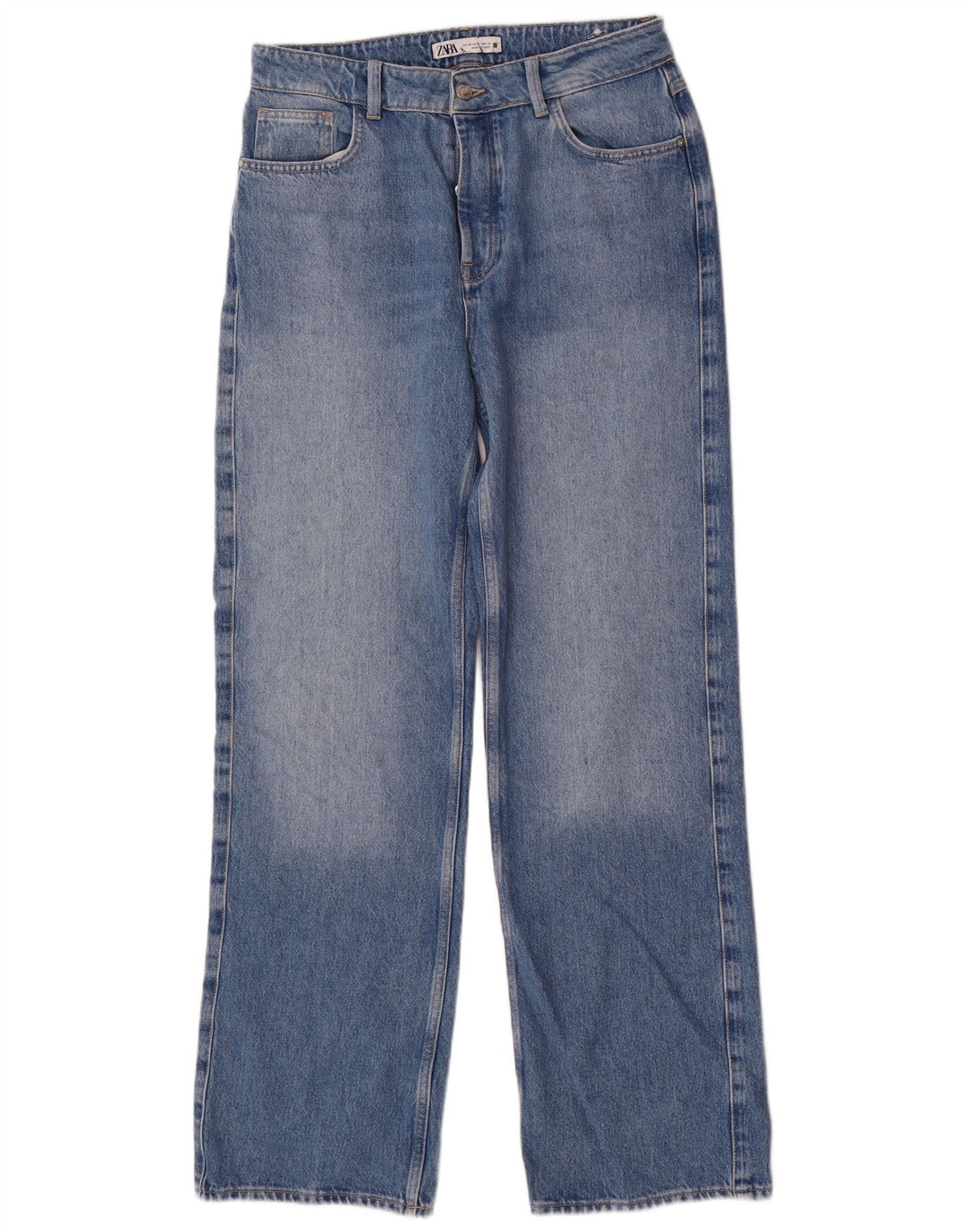 Zara Jean droit pour femme EU 40 Medium W30 L32 Bleu