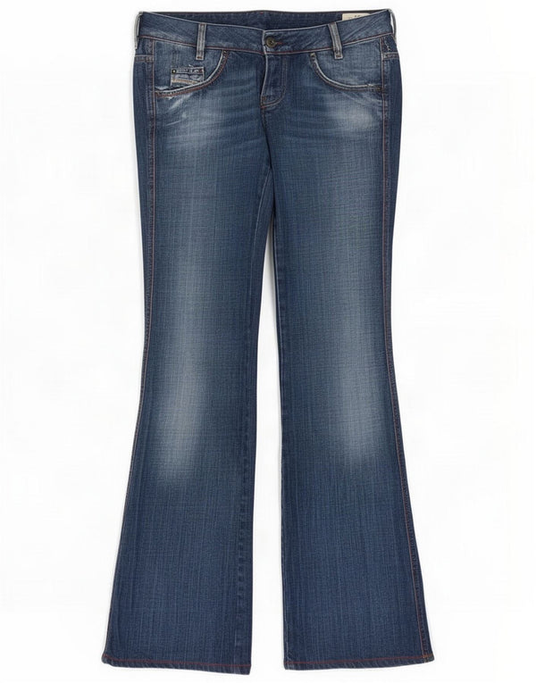 Diesel Womens Ryoth Bootcut Jeans W31 L34 Bleu