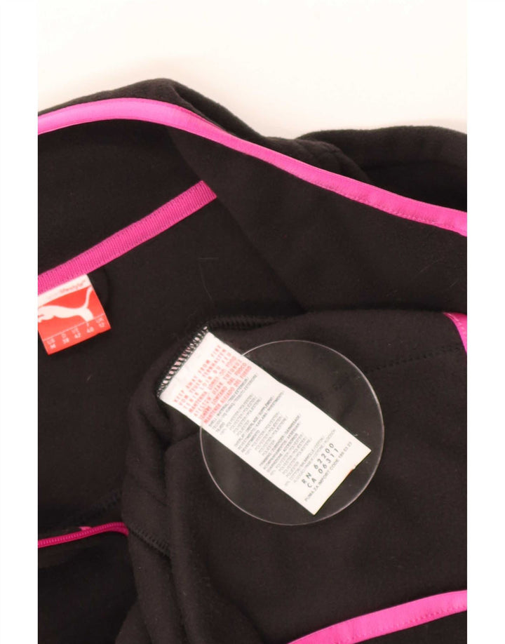 Puma Veste polaire pour femme UK 12 Medium Noir Polyester