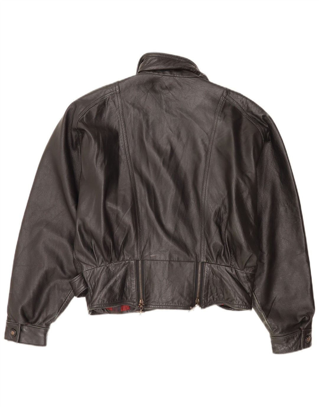Yessica Veste de motard courte surdimensionnée pour femme EU 38 Noir moyen