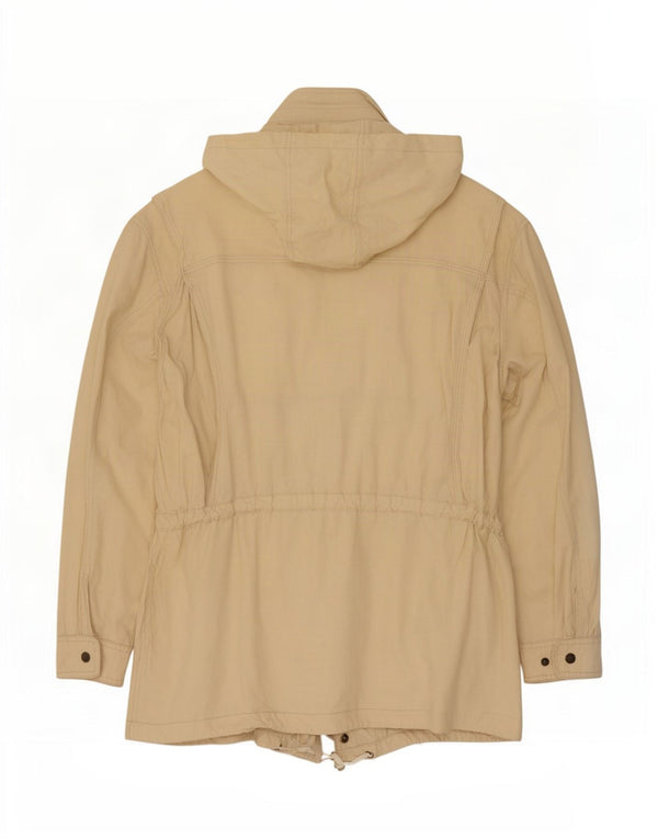 Leader Veste utilitaire à capuche pour homme UK 40 Large Beige Coton