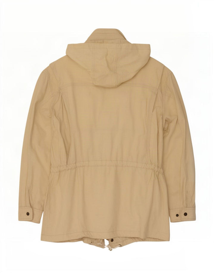 Leader Veste utilitaire à capuche pour homme UK 40 Large Beige Coton