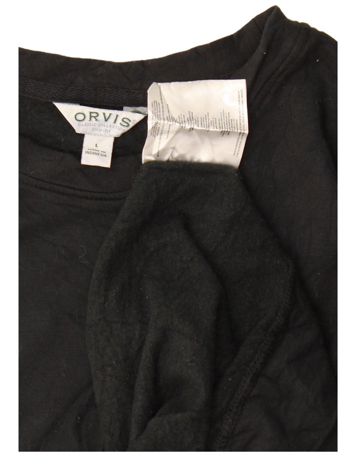 Orvis Sweat-shirt pour femme UK 16 Large Noir Modal