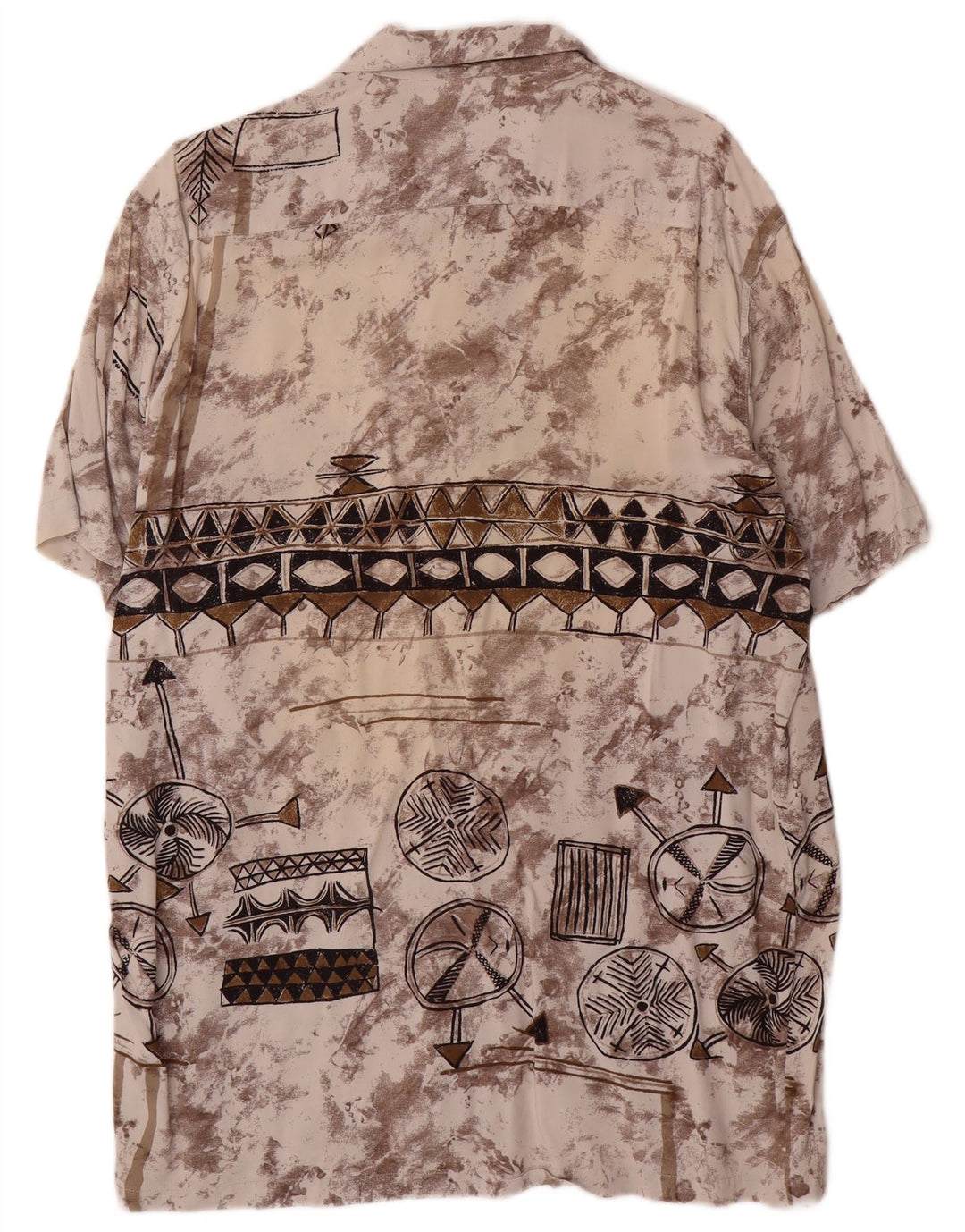 Tipo' S Chemise à manches courtes à motif abstrait pour homme Large Multicolore