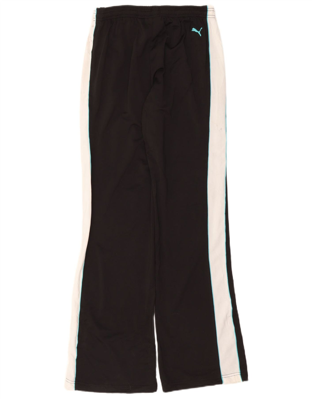 PUMA Pantalon de survêtement pour femme UK 44 Large Noir Colorblock Polyester