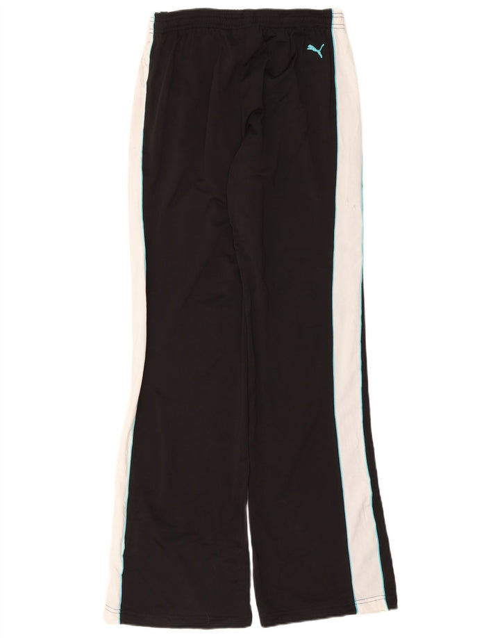 PUMA Pantalon de survêtement pour femme UK 44 Large Noir Colorblock Polyester