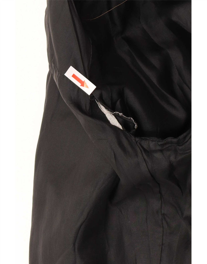 veste en cuir homme vintage UK 38 Noir Moyen