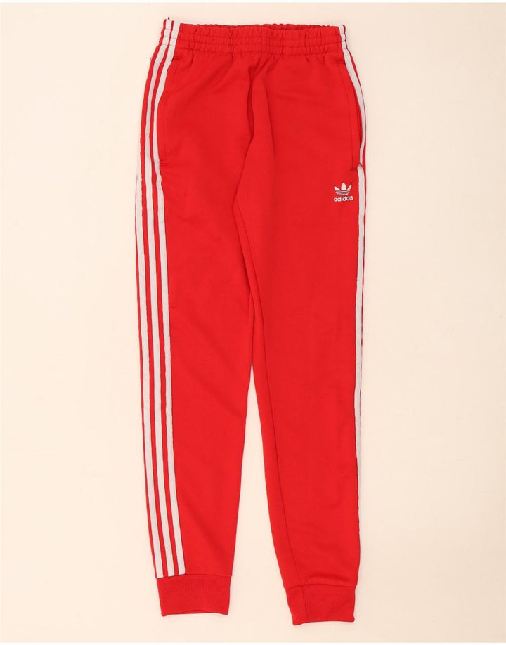 Adidas Pantalon de survêtement pour homme Pantalon de jogging Petit Rouge Polyester
