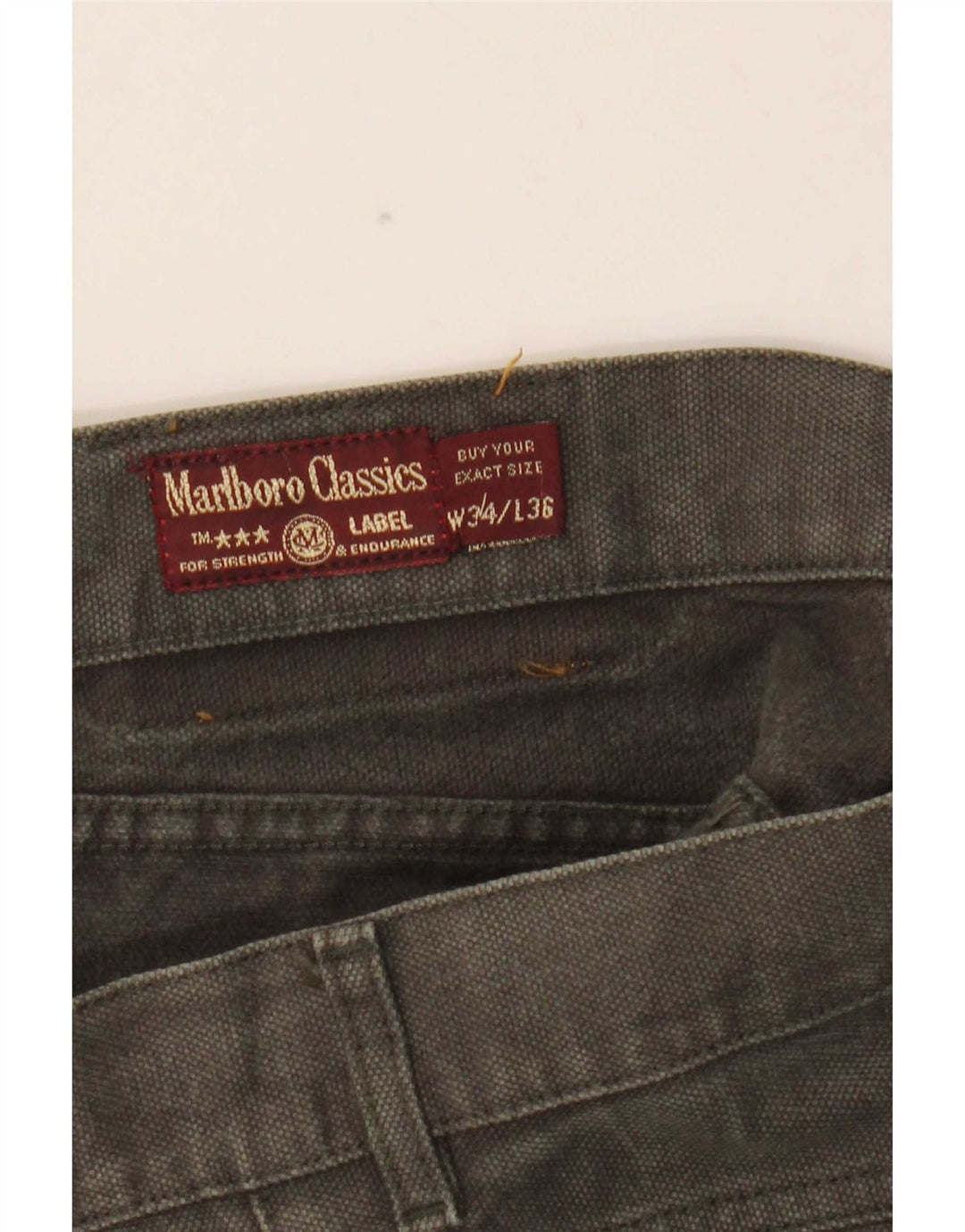 Marlboro Classics Jean droit homme W34 L32 coton kaki