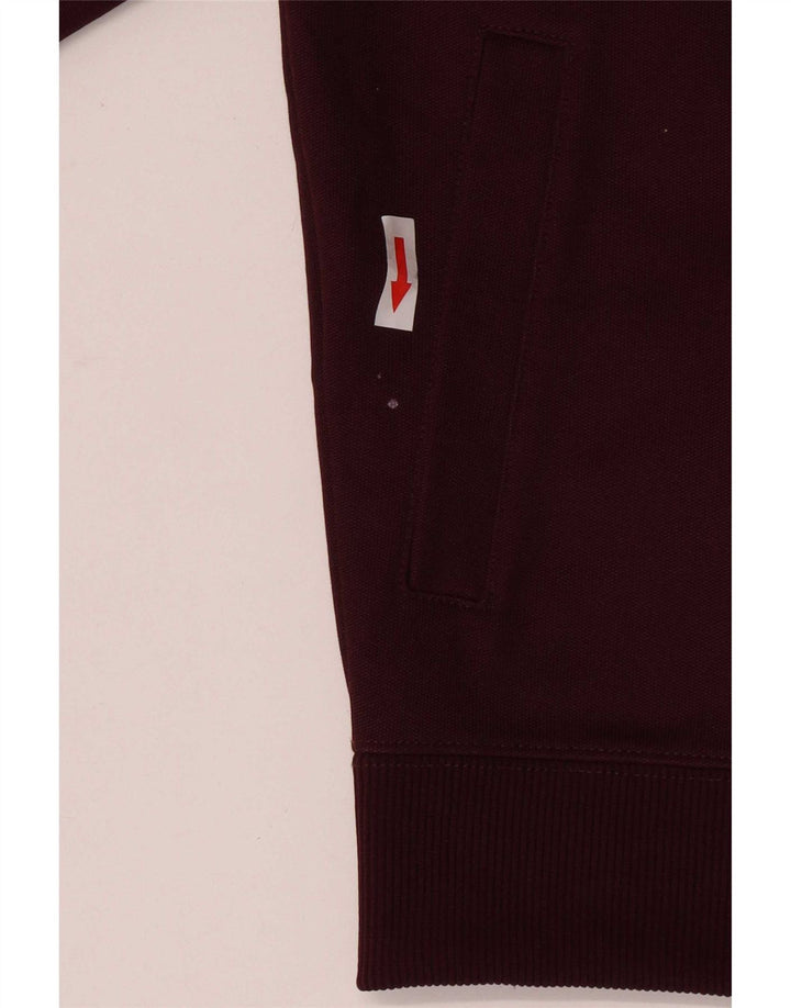 Fred Perry Veste de survêtement pour garçon 9-10 ans Marron moyen Colourblock