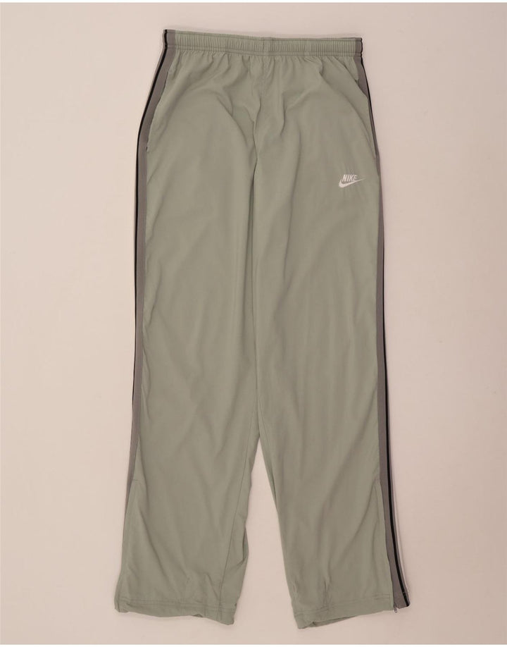 Nike Pantalon de survêtement pour homme Large en nylon rayé vert