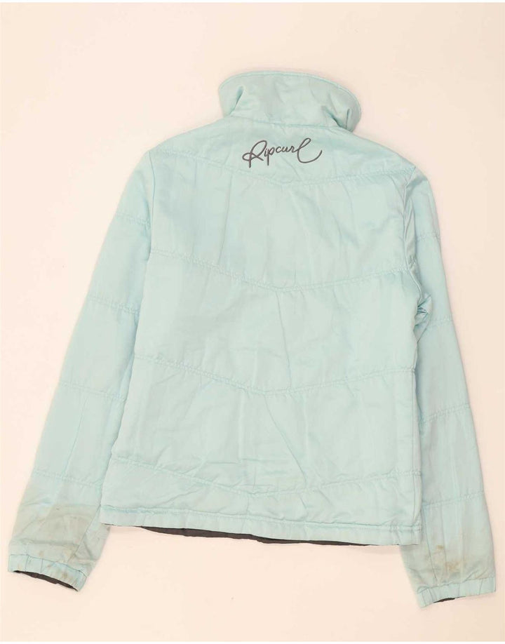 Rip Curl Veste matelassée réversible pour femme UK 12 Gris moyen Polyester