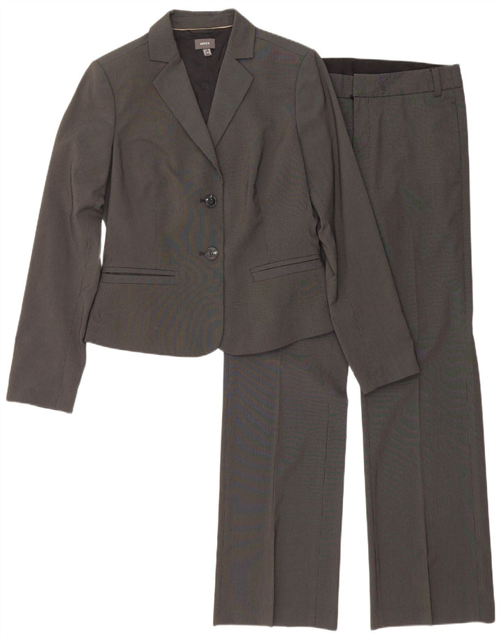 Costume 2 pièces Mexx pour femme à 2 boutons UK 12 Medium W30 L33 Gris à fines rayures