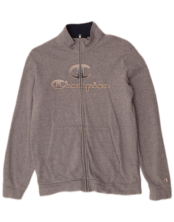 Champion Veste de Survêtement Graphique Garçon 13-14 Ans XL Gris Moucheté