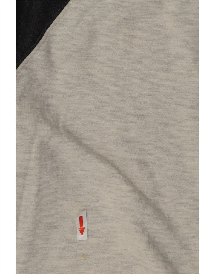 Vans Sweat-shirt pour hommes en coton color block petit gris