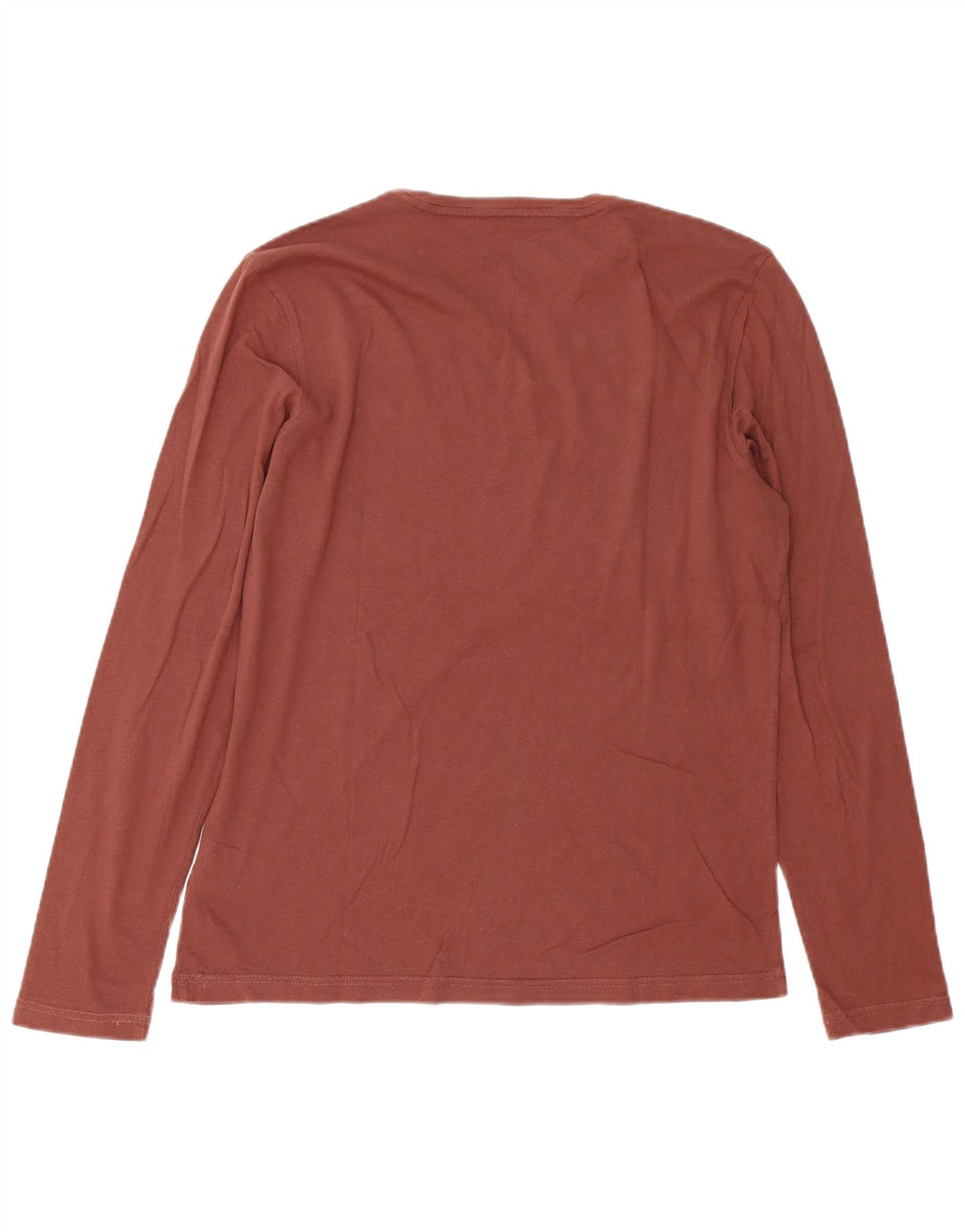 Napapijri Homme Regular Graphic Top Manches Longues Coton Marron Moyen