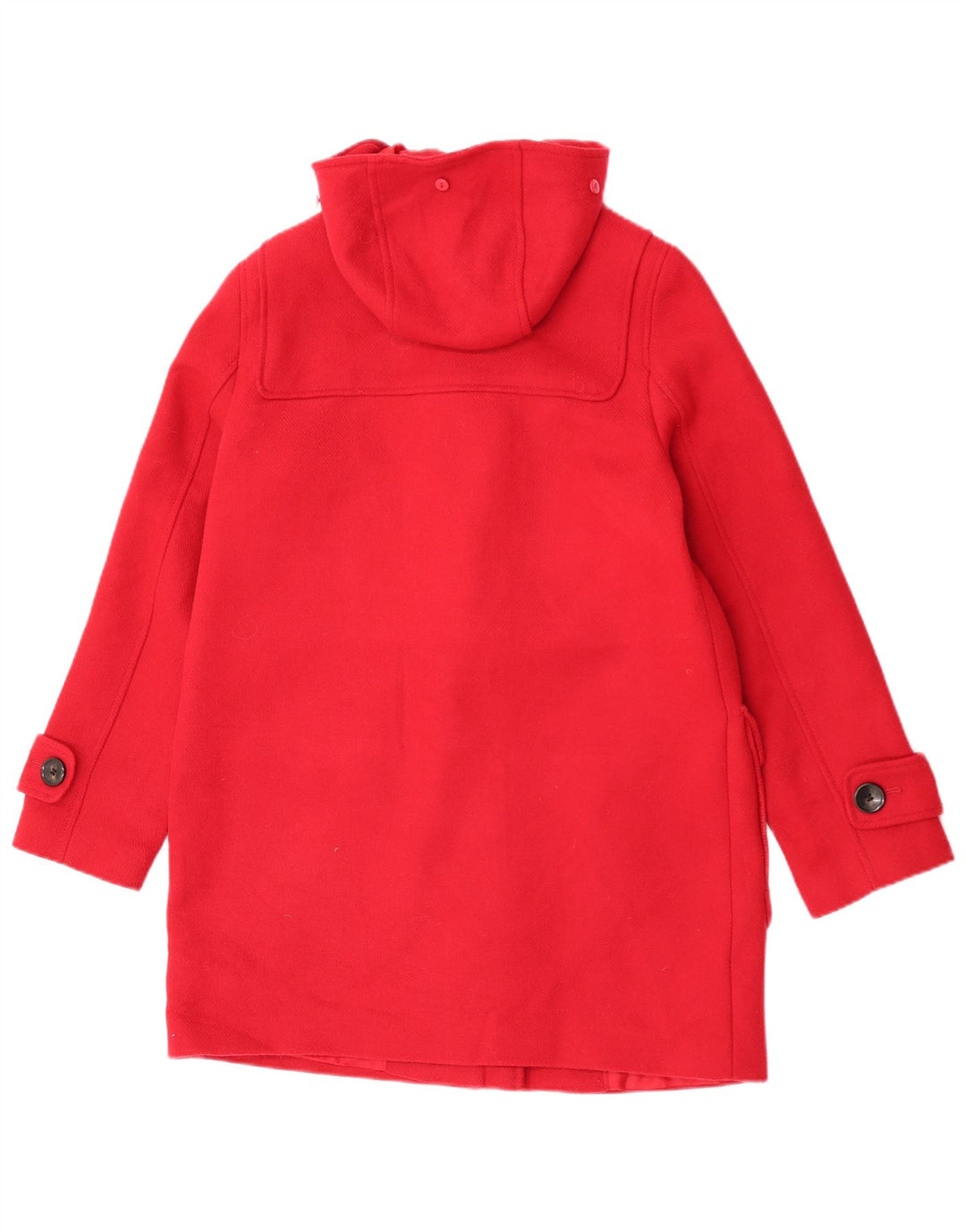 Marks & Spencer Duffle-coat à capuche pour femme UK 12 Rouge moyen Polyester