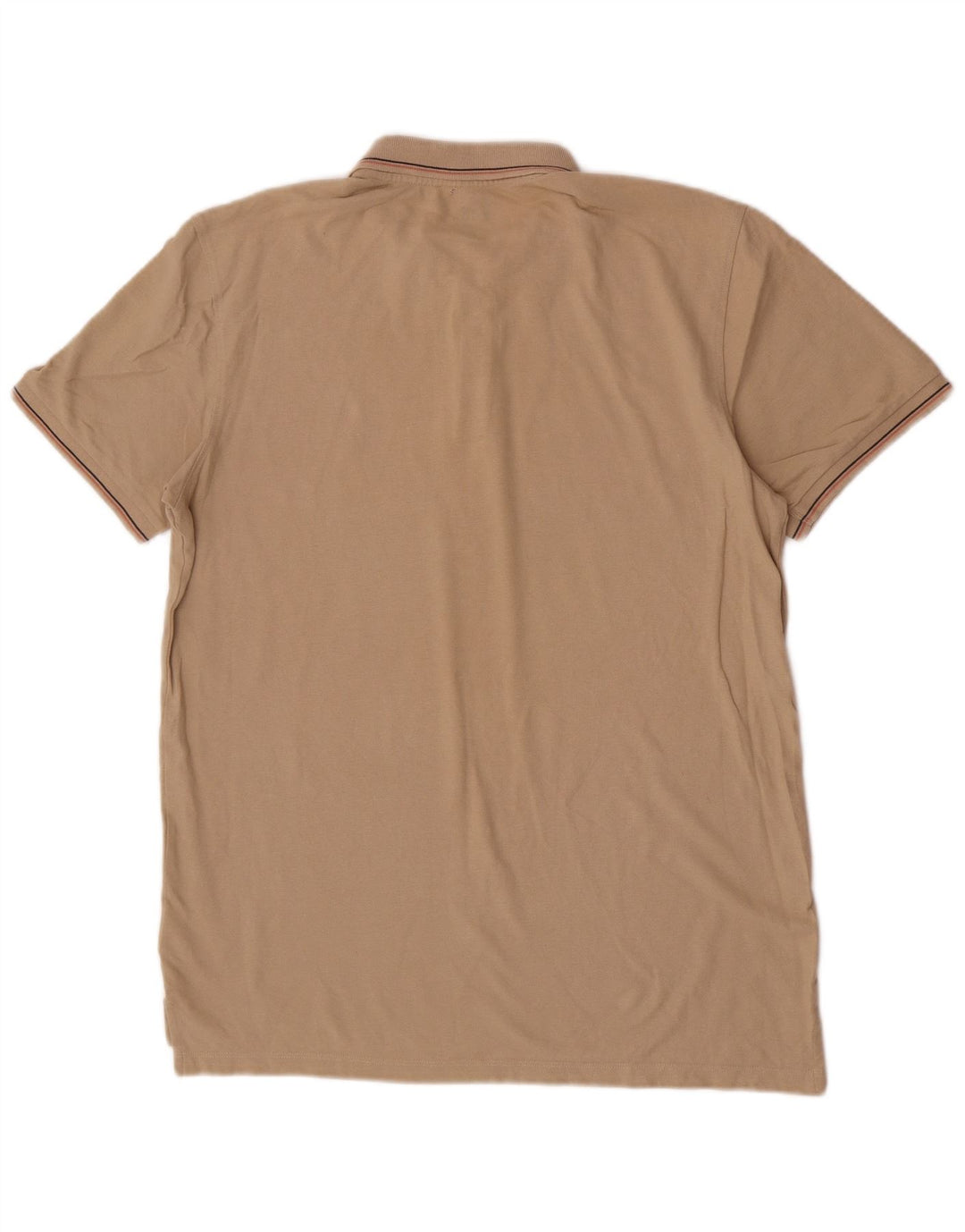 Lee Polo Homme Coupe Regular Grand Coton Rayé Beige