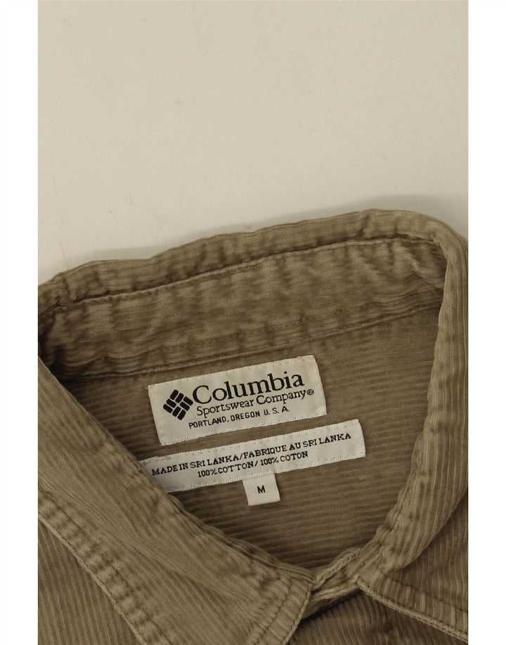 Columbia Chemise Velours Côtelé Homme Beige Moyen Coton