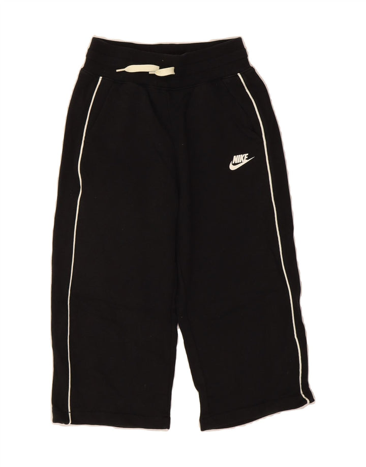 NIKE Boys Bermuda Sport Shorts 8-9 Years Small Black Cotton Vintage Nike and Second-Hand Nike from Messina Hembry 
