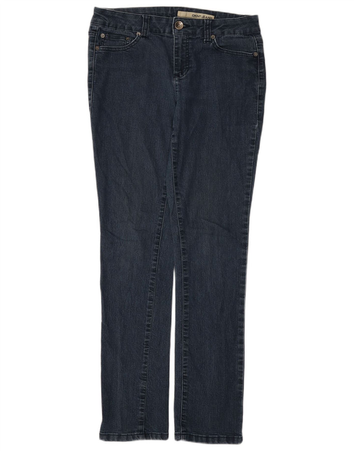 Dkny Jeans Slim Femme US 8 Medium W30 L31 Bleu Marine Coton